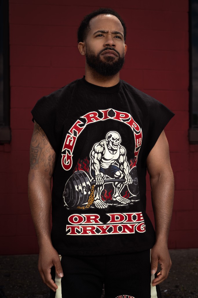 Skull Deadlift muscle tee